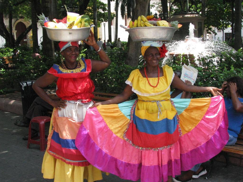Traditionelle Frau in Kolumbien